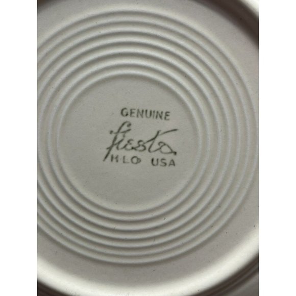 Homer Laughlin Genuine Fiesta Ware YELLOW Salad/Sandwich/Dessert plate 7 1/4" - Picture 12 of 12